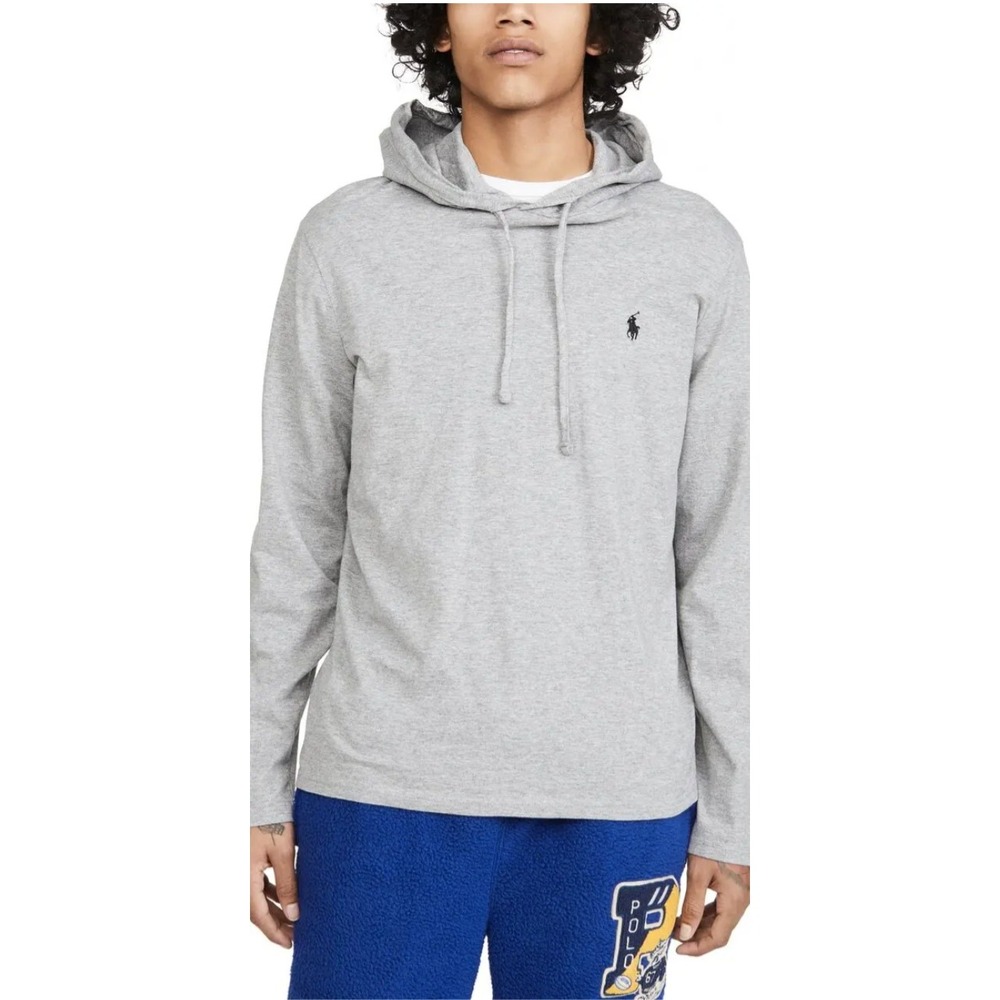 Polo Ralph Lauren Hooded Tee Gray Layering Lightweight Big Tall 2XLT